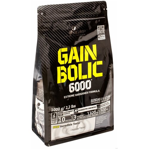 Гейнер Olimp Sport Nutrition Gain Bolic 6000, 6800 г, шоколад гейнер olimp sport nutrition gain bolic 6000 6800 г шоколад