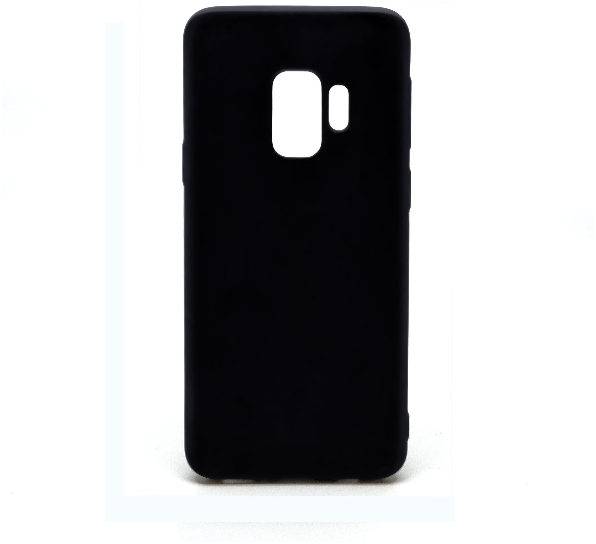 Чехол силиконовый Gresso серии Меридиан на Samsung Galaxy S9 / Черный