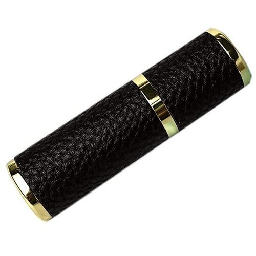 Атомайзер для духов черный кожаный