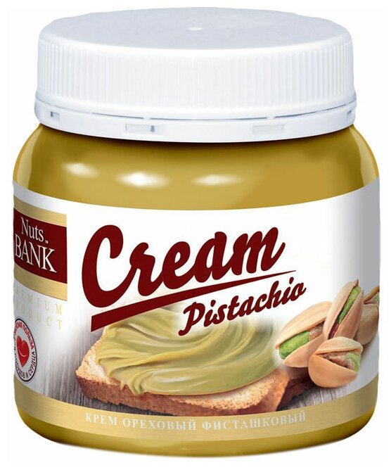 Фисташковая паста Nuts Bank Cream, 250 гр.