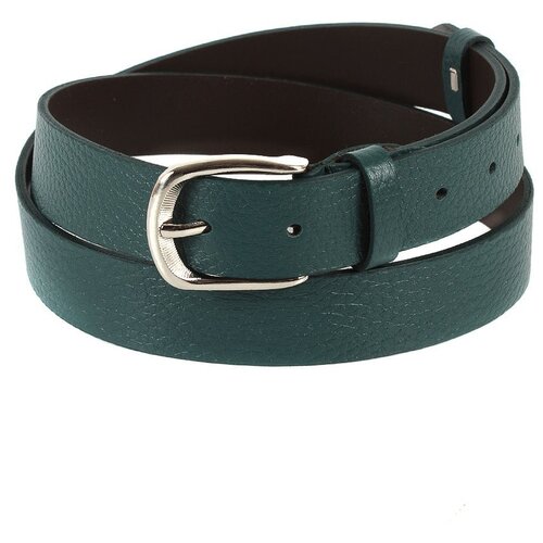 фото Ремень женский натуральная кожа mayger а-рн-4503/темно-зеленый/95, модель ремень женский, с классической пряжкой