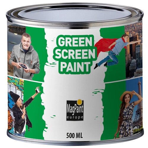 Краска для видеосъемок «зелёный экран» GreenscreenPaint (0,5л)