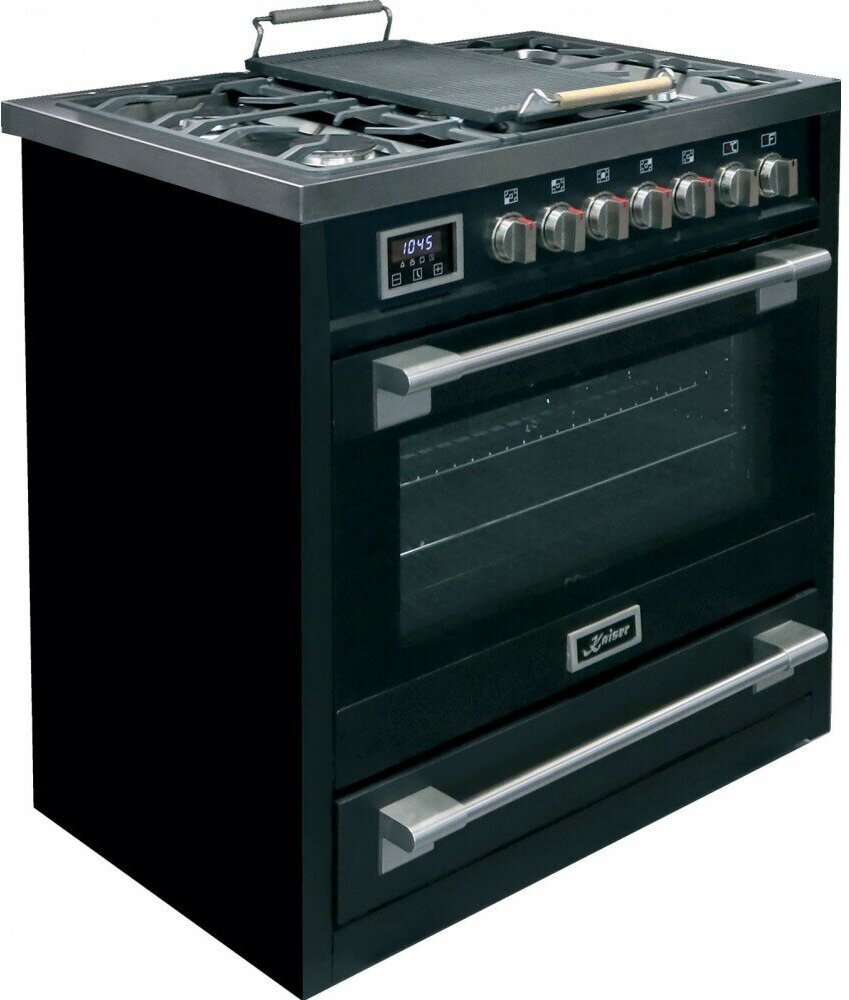 Комбинированная плита KAISER HGE 93505 S, чёрный