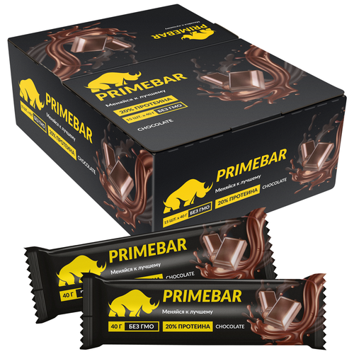 Протеиновый батончик PRIMEBAR Primebar, 600 г, шоколад