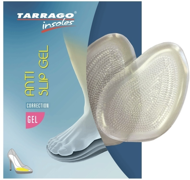 Tarrago Полустельки Anti Slip Gel, цвет: прозрачный