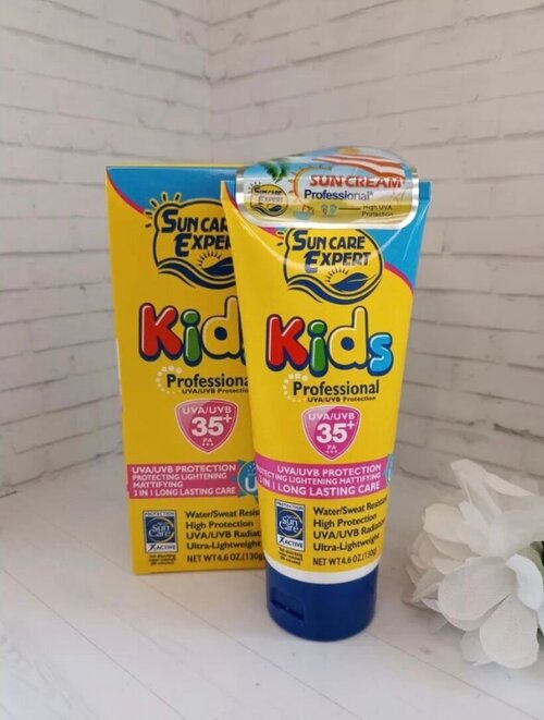 Sun care expert солнцезащитный крем для детей spf 35+