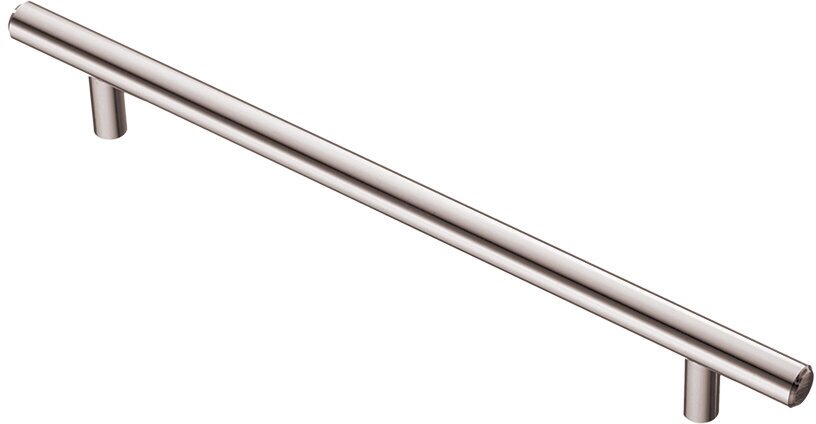 Мебельная ручка рейлинг KERRON R-3010 4 шт / Комплект 4 ручек R-3010 / Цвет сталь, установочный размер 192 мм , d 10 mm