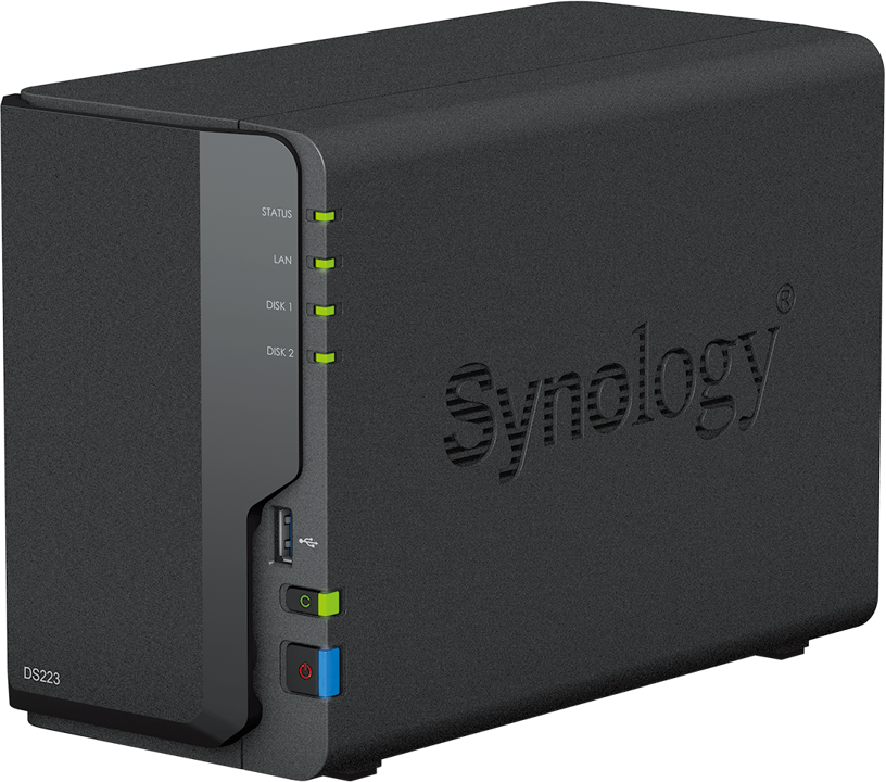 Сетевое хранилище Synology DiskStation DS223 black (DS223)