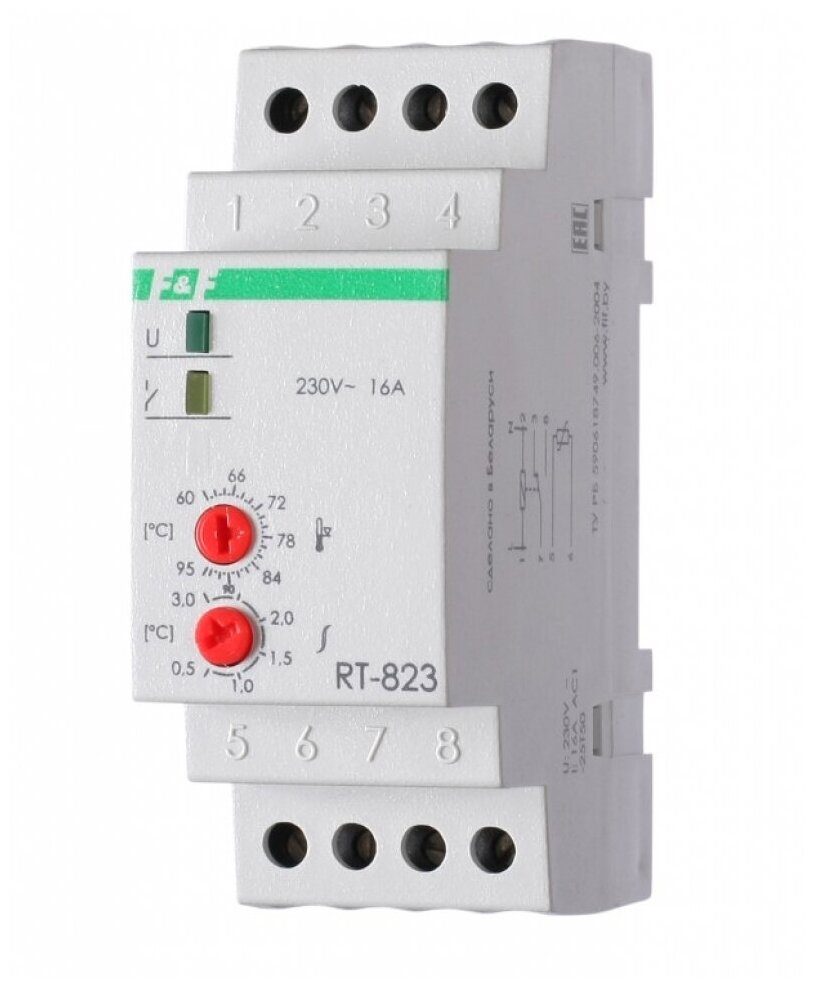 Реле контроля температуры RT-823