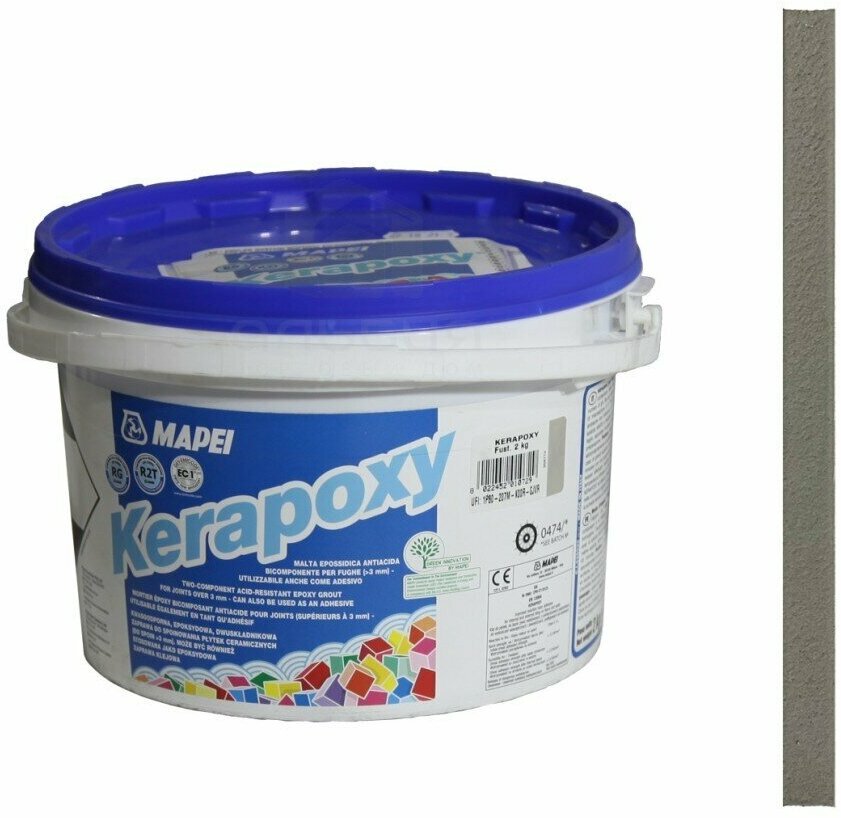 Затирка Mapei Kerapoxy №113 темно-серая 2 кг