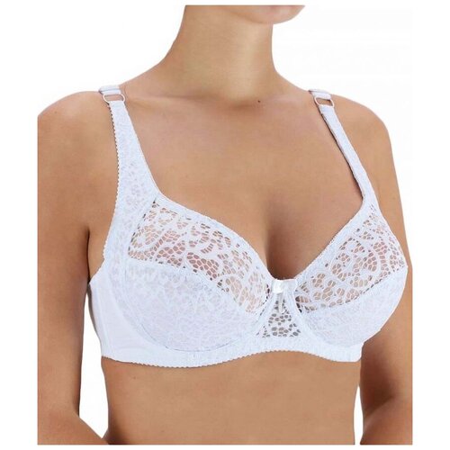 Бюстгальтер  Blue Rose, чашка на косточках, размер 90E, белый