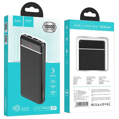 Внешний аккумулятор HOCO J59 10000мА 7160₽