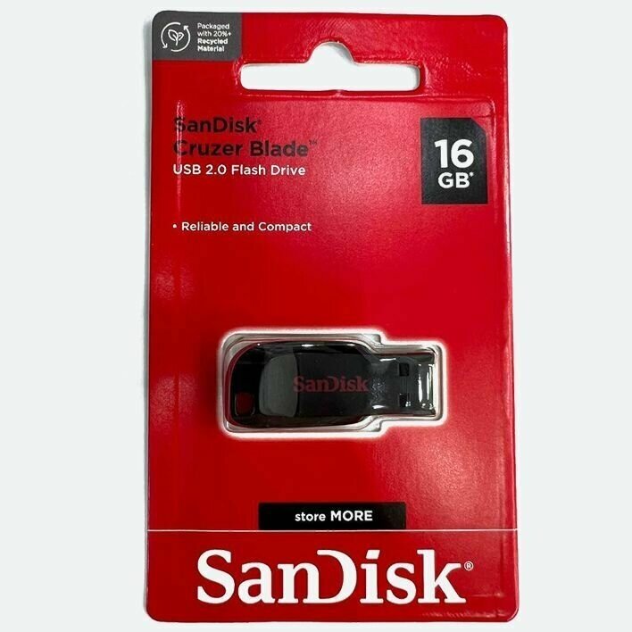 USB Flash SanDisk Cruzer Blade 64GB (зеленый) [SDCZ50C-064G-B35GE] - фото №20