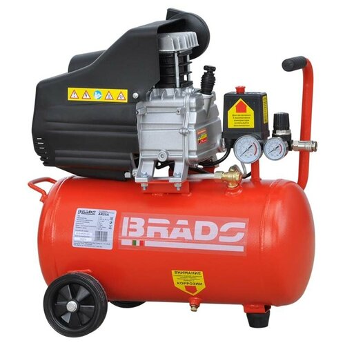 Компрессор масляный Brado AR25A, 25 л, 1.5 кВт