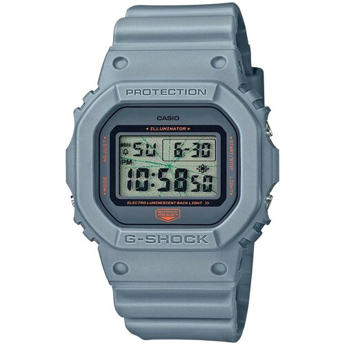 Наручные часы CASIO DW-5600MNT-8, серый, серебряный наручные часы casio g shock dw 5600mnt 1e
