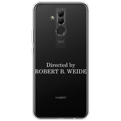 Силиконовый чехол на Huawei Mate 20 Lite / Хуавей Мате 20 Лайт Robert B Weide, прозрачный