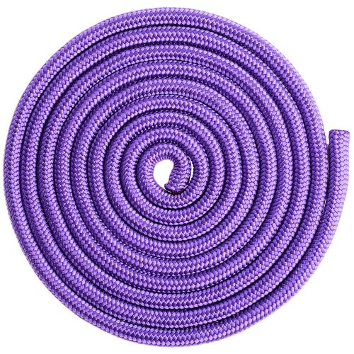 фото Скакалка гимнастическая утяжелённая, верёвочная, 2,5 м, 150 г, цвет фиолетовый grace dance 4446796 .