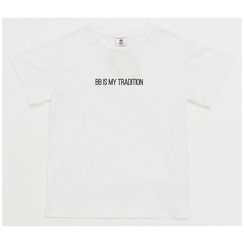 фото Футболка button blue, размер 134, белый