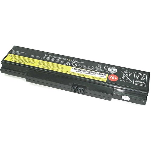 Аккумулятор 45N1761 76+ для ноутбука Lenovo ThinkPad Edge E550 10.8V 48Wh (4300mAh) черный