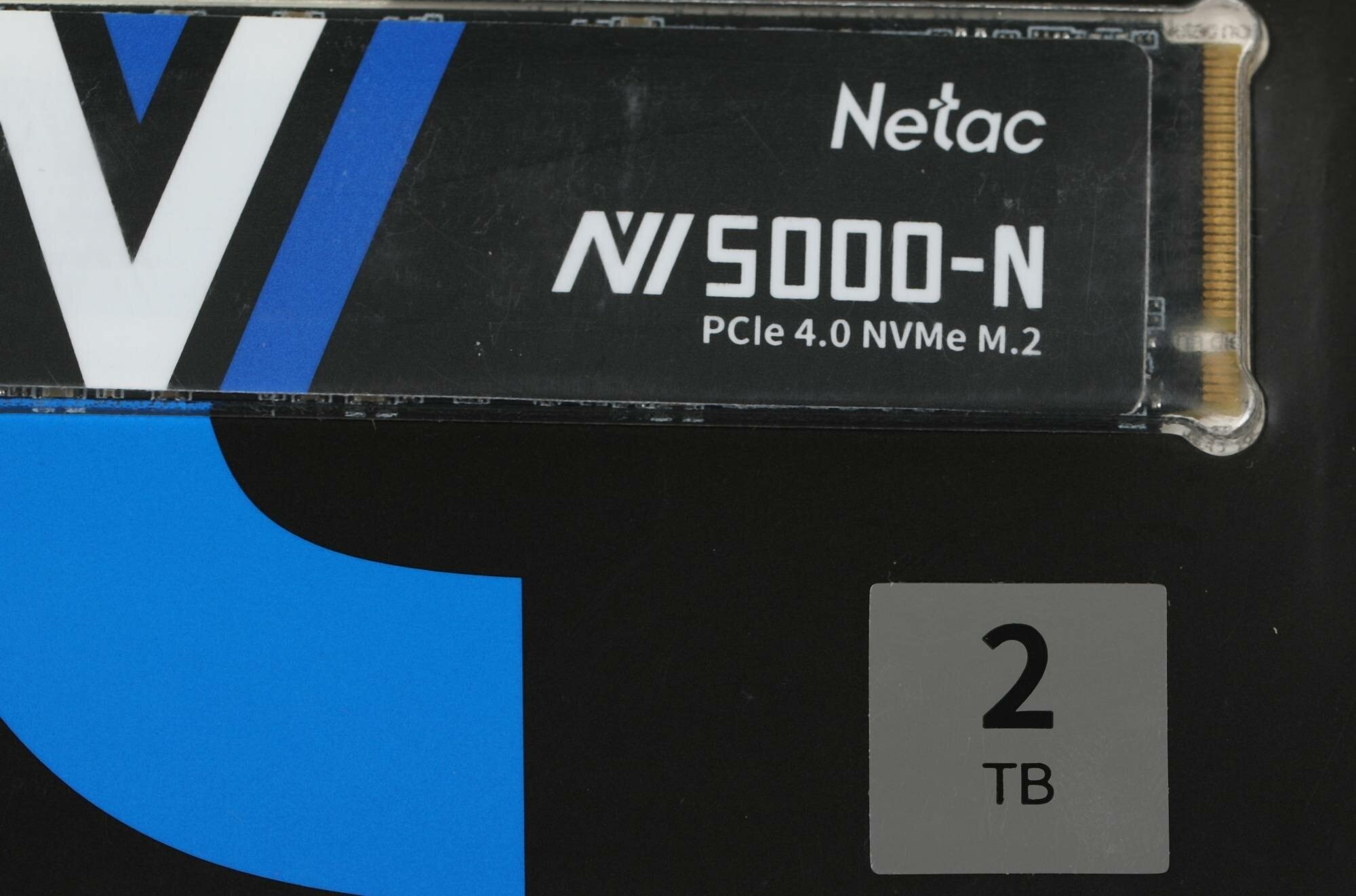 Ssd накопитель Netac SSD NV5000-N 2TB PCIe 4 x4 M.2 2280 NVMe 3D NAND, R/W up to 4800/4400MB/s, TBW 1280TB, without heat sink (NT01NV5000N-2T0-E4X) - фото №7