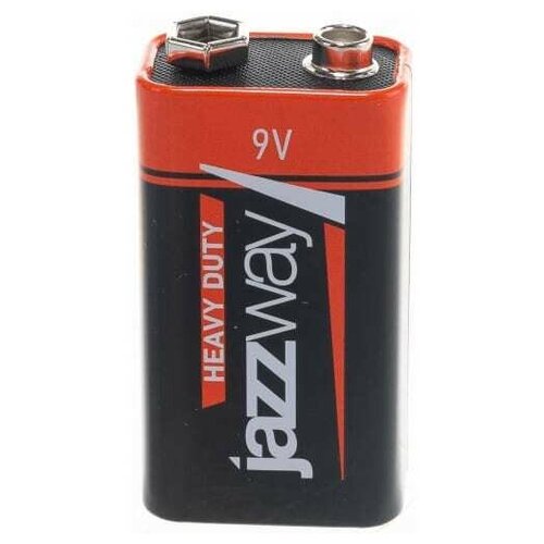 Батарейка 6F22 9V JaZZway Крона батарейка panasonic pro power 9v 6lr61xeg 1b 6lr61ppg 1bp крона