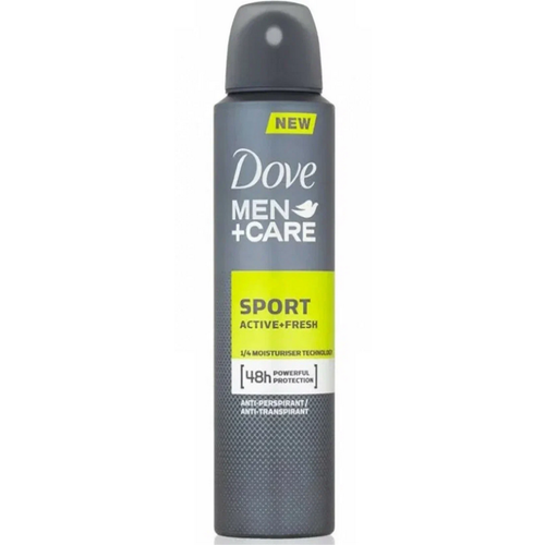 дезодорант спрей sanex дезодорант аэрозоль мужской natur active Dove Антиперспирант Men + Care Sport Active Fresh, 250 мл, 190 г