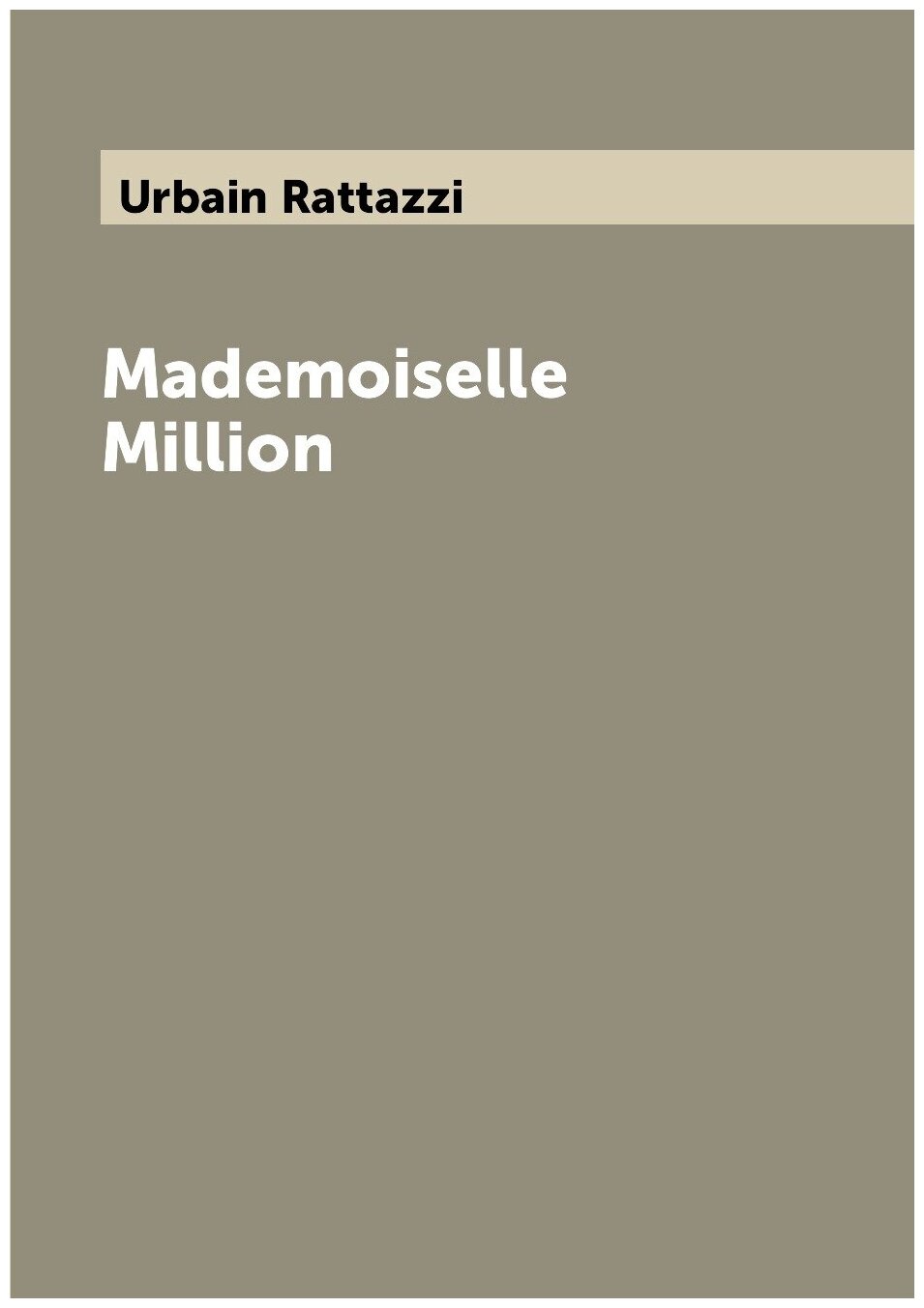 Mademoiselle Million