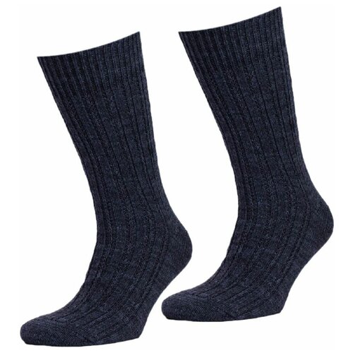фото Мужские теплые шерстянные черные носки rusocks