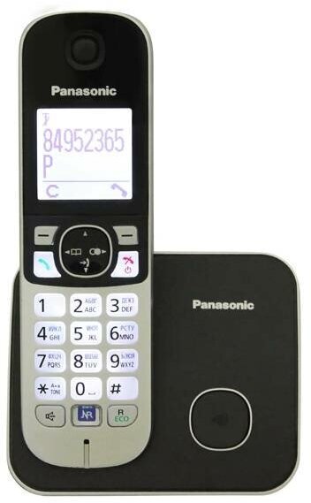 Радио Телефон Dect Panasonic KX-TG6811RUB черный АОН - фотография № 2