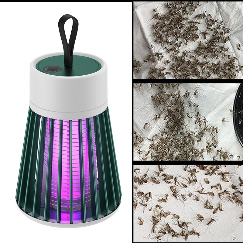 Портативная электрическая лампа-ловушка от комаров и мошек - фотография № 10