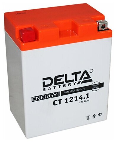 Аккумуляторная батарея DELTA СТ 1214.1 YTX14-BS 6СТ14