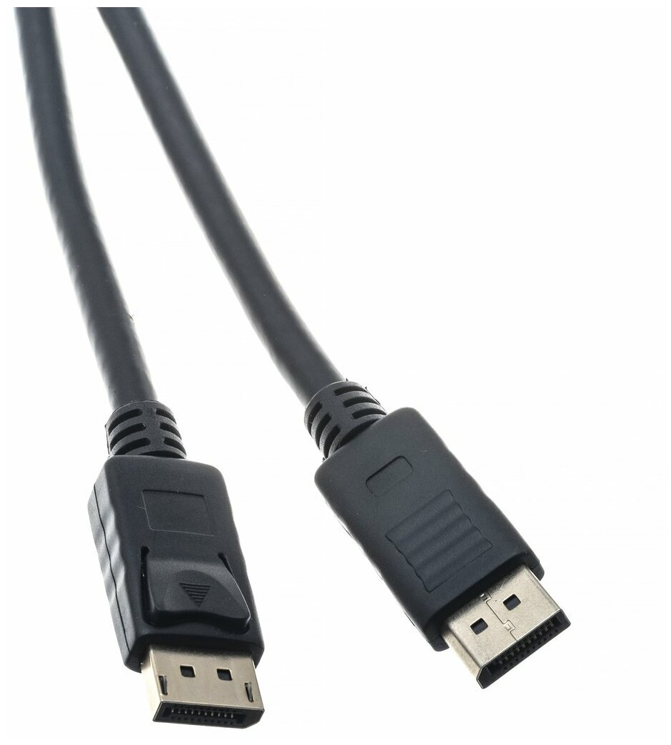 Кабель DisplayPort 5м VCOM Telecom VHD6220-5M круглый черный - фото №3