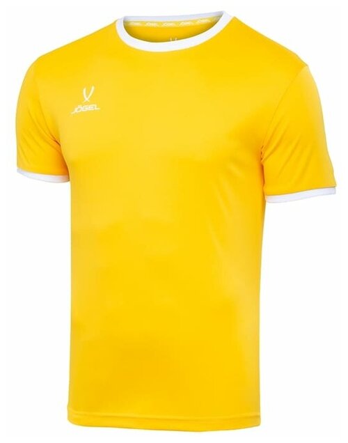 Футбольная футболка Jogel Camp Origin, силуэт прямой, влагоотводящий материал, размер L, желтый