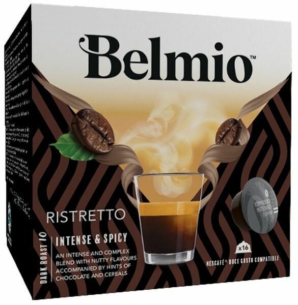 Кофе в капсулах Belmio Espresso Ristretto для Dolce Gusto 4 упаковки 64 капсулы - фотография № 5