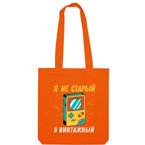 фото Сумка шоппер us basic, оранжевый