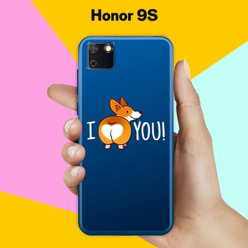 Силиконовый чехол Love Корги на Honor 9S силиконовый чехол love корги на honor 20s