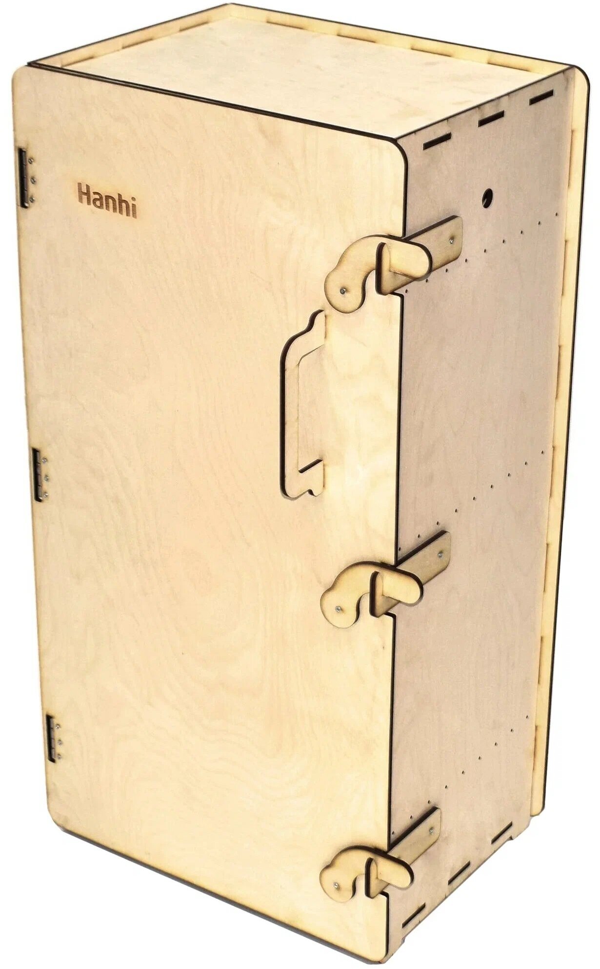 Деревянная разборная коптильня для холодного копчения Hanhi 183 литра / коптильный шкаф для дачи Ханхи