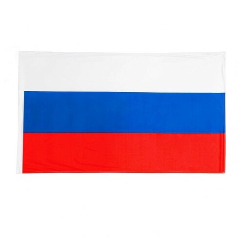 Флаг России, 90 х 150 см, двусторонний, без древка, триколор