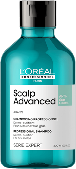 Loreal Professionnel Scalp Advanced - Лореаль Скальп Адванс Шампунь очищающий для волос склонных к жирности, 300 мл -