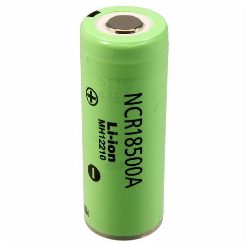 Аккумулятор Li-Ion 2040 мА·ч 3.6 В Panasonic NCR18500A, в упаковке: 1 шт.