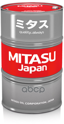 MITASU Mitasu 5W40 200L Масло Моторное Moly-Trimer Api Sm/Cf Синт