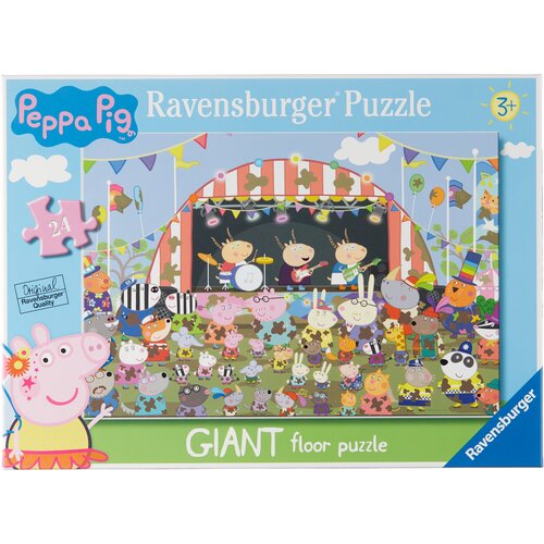 Ravensburger Пазл гигантский Свинка Пеппа 24 шт. R03022 пазлы ravensburger пазл гигантский свинка пеппа 35 элементов