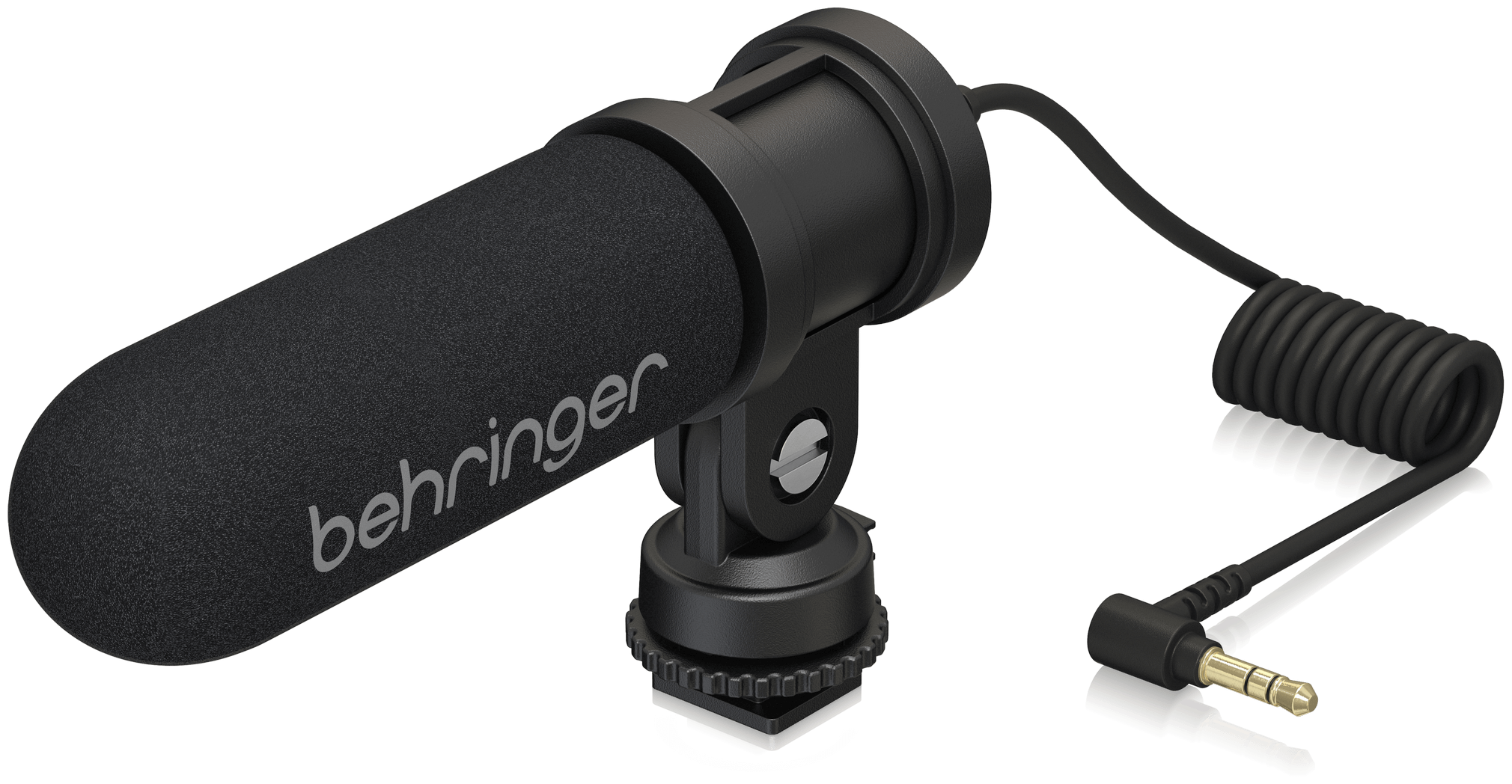 Behringer VIDEO MIC MS накамерный конденсаторный микрофон, двойной капсюль, переключаемый угол 90/120, со съемным держателем и башмаком,разъем 3,5 TRS