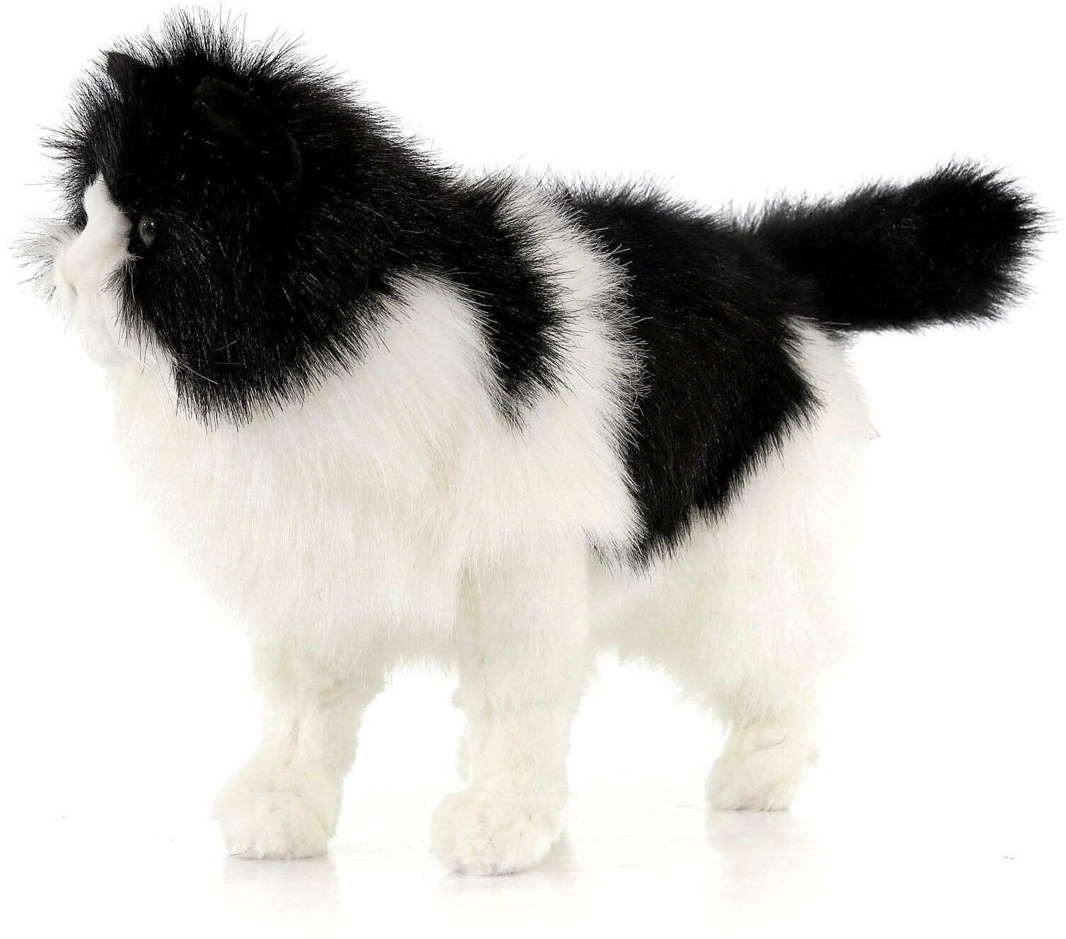 Мягкая игрушка Hansa Кошка черно-белая 40 см - фото №5