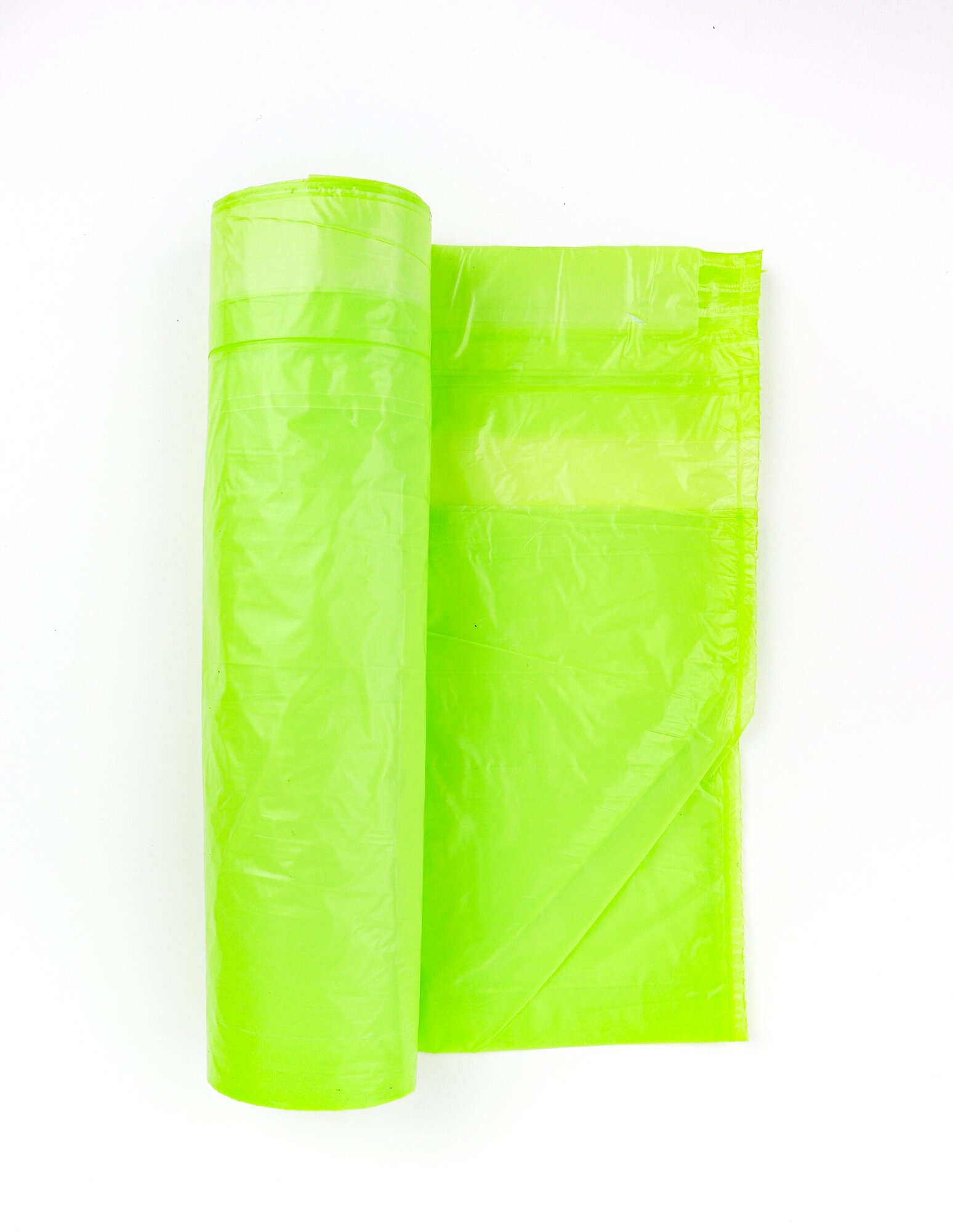 Мешки для мусора Avikomp Botanica биоразлагаемые, с завязками, 14 мкм, 60 л, рулон 10 шт, белые - фотография № 11