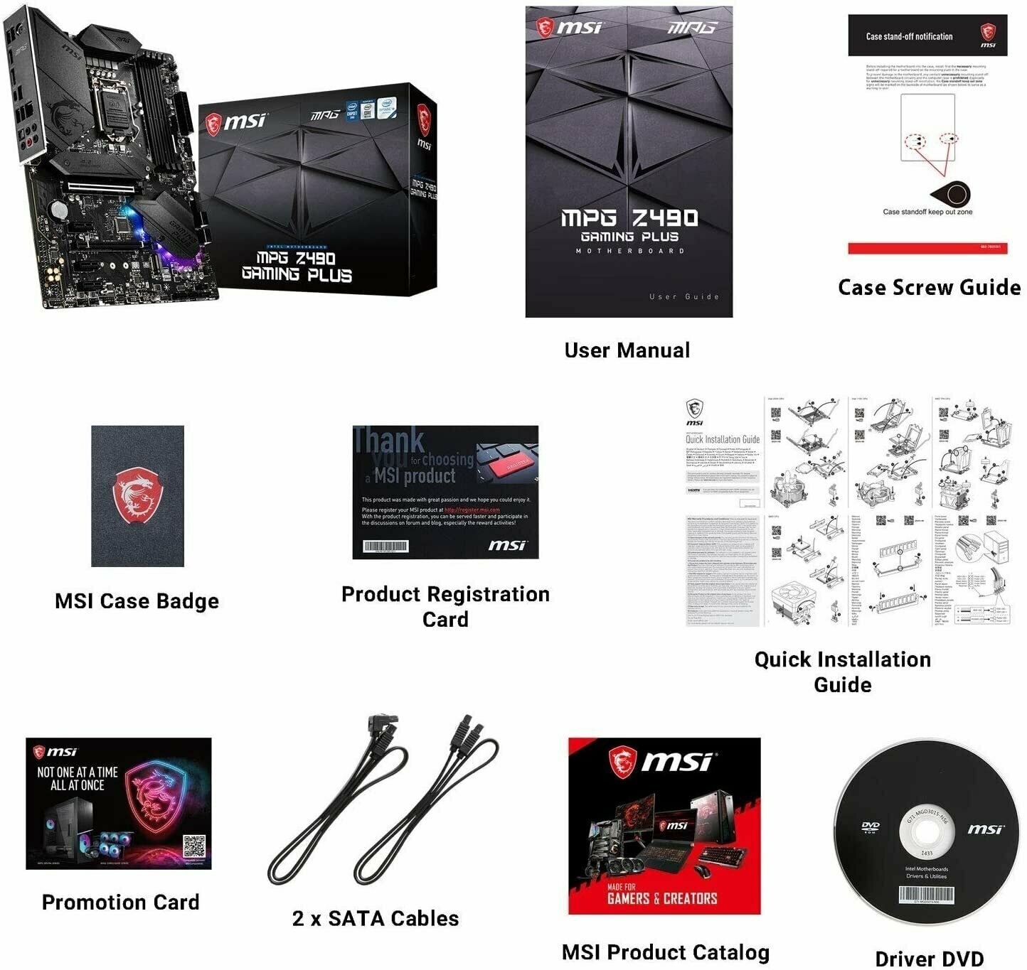 Материнская плата MSI MPG Z490 GAMING PLUS