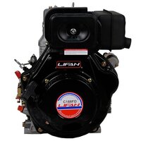 Двигатель дизельный Lifan Diesel 188FD 6А for generator (10.6л. с, 456куб. см, конусный вал, ручной и электрический старт, катушка 6А)