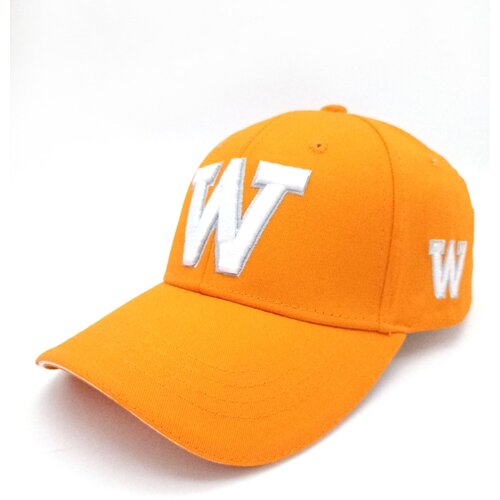 Бейсболка JUST JOY, размер 57-58, оранжевый кепка унисекс с изогнутым солнцезащитным козырьком однотонная бейсболка в стиле хип хоп регулируемая для мужчин и женщин летняя