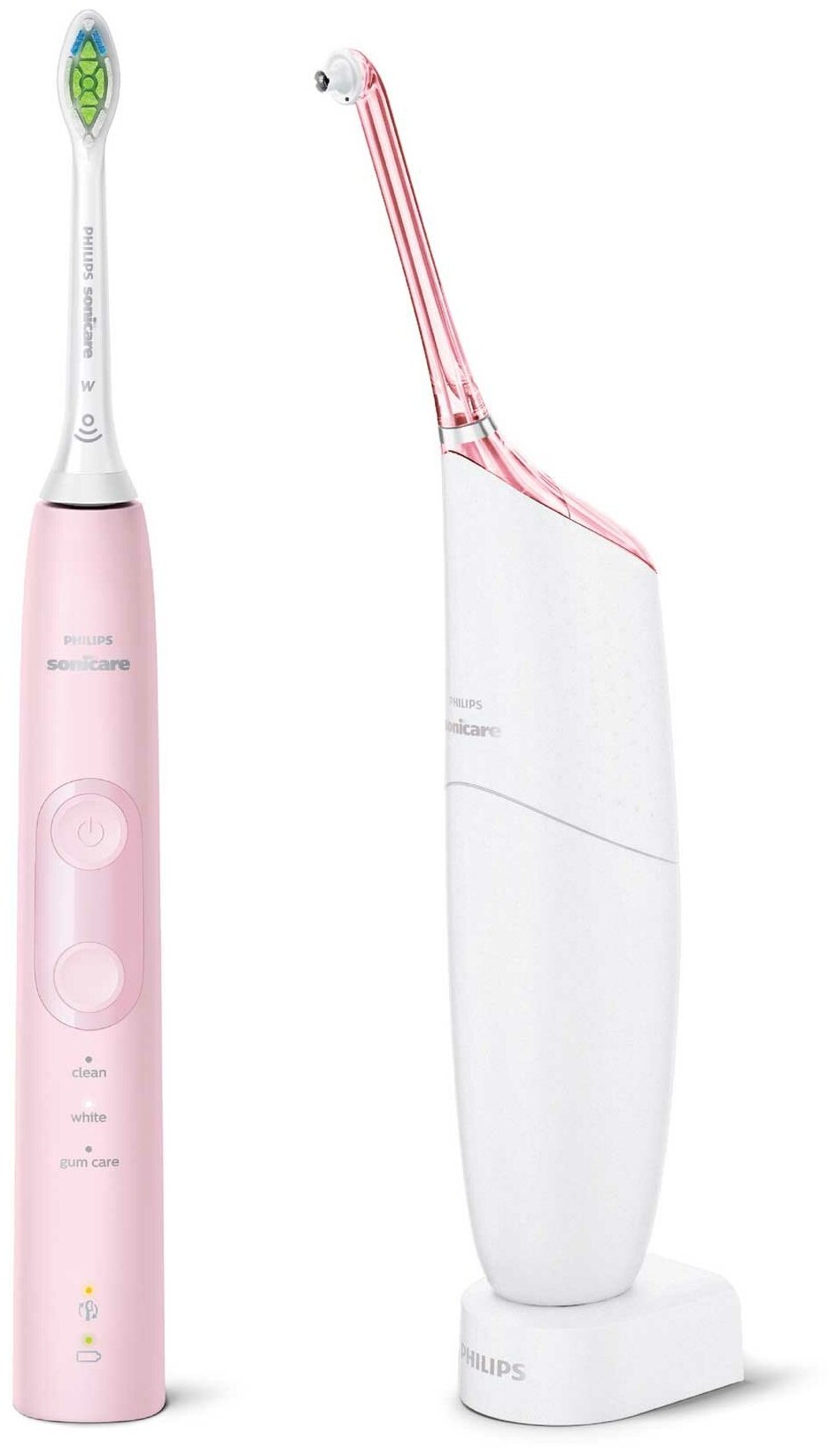 Ирригатор Philips Sonicare AirFloss Pro/Ultra HX8424/39, белый/розовый