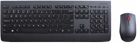 Комплект (клавиатура+мышь) Lenovo Combo Professional, USB, беспроводной, черный [4x30h56821]